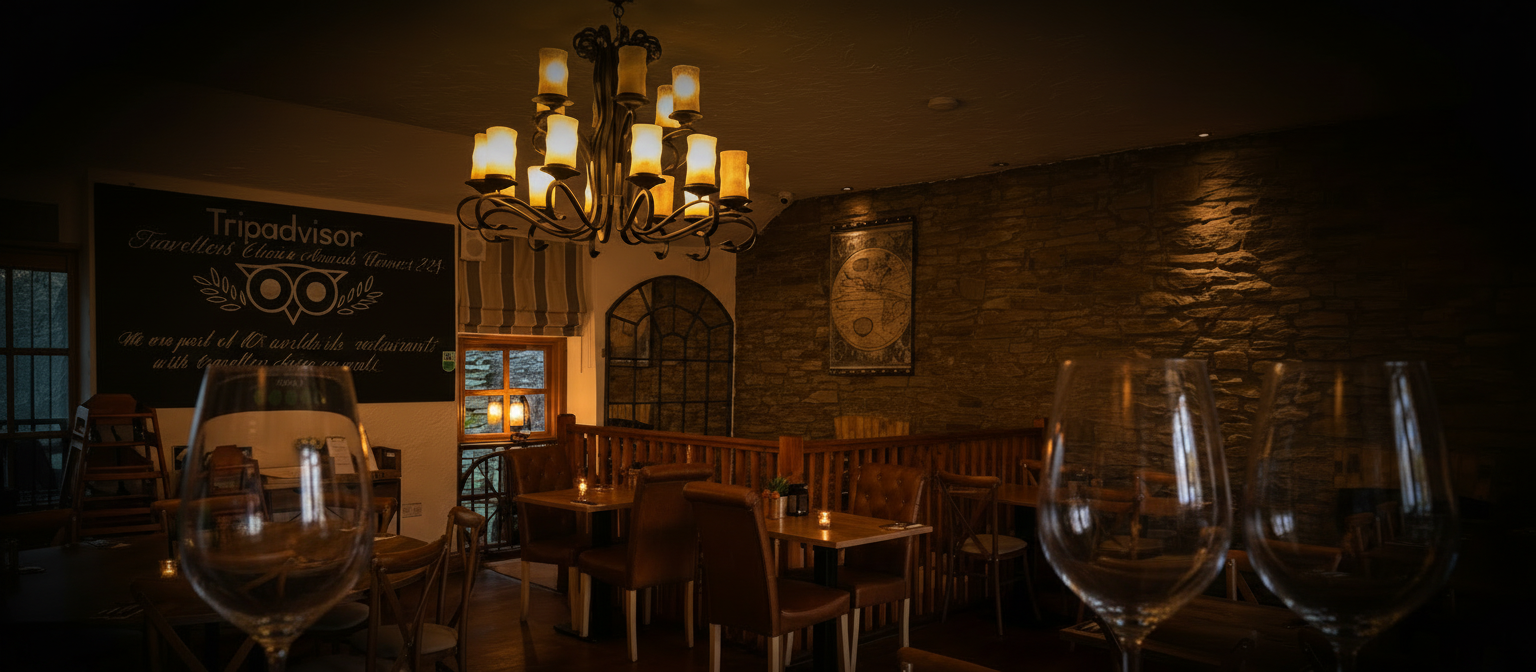 Bistro 8 intimate dining atmosphere